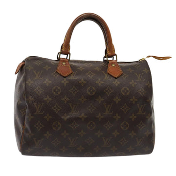 LOUIS VUITTON Monogram Speedy 30 Hand Bag M41526 LV Auth 80787