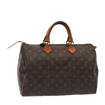 LOUIS VUITTON Monogram Speedy 35 Hand Bag M41524 LV Auth 80788