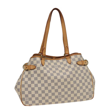 LOUIS VUITTON Damier Azur Batignolles Horizontal Tote Bag N48172 LV Auth 80794