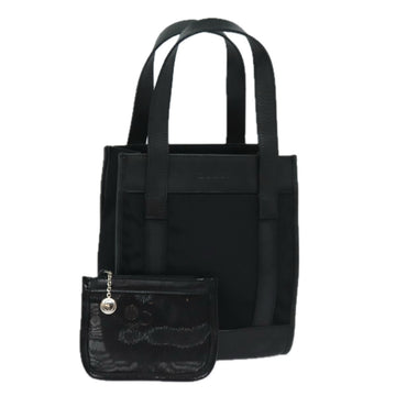 GUCCI Hand Bag Nylon Black 91386 Auth 80892