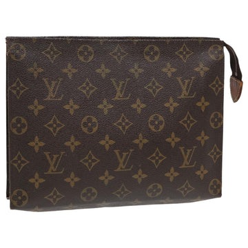 LOUIS VUITTON Monogram Poche Toilette 26 Pouch M47542 LV Auth 80901