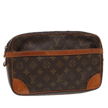 LOUIS VUITTON Monogram Compiegne 28 Clutch Bag M51845 LV Auth 80920