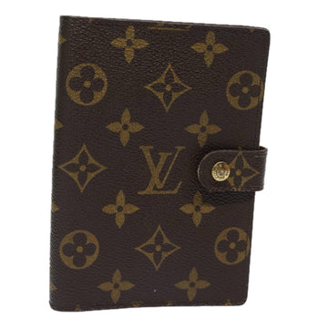 LOUIS VUITTON Monogram Agenda PM Day Planner Cover R20005 LV Auth 80994