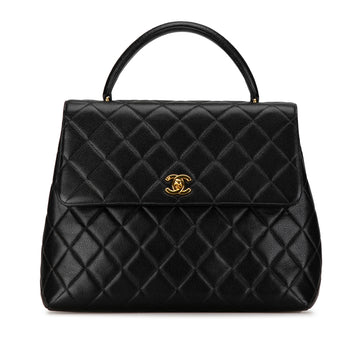 CHANEL Caviar Kelly Top Handle Bag