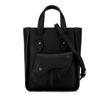 DIOR Leather Saddle Tote Satchel