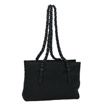 PRADA Shoulder Bag Nylon Black Auth 81003