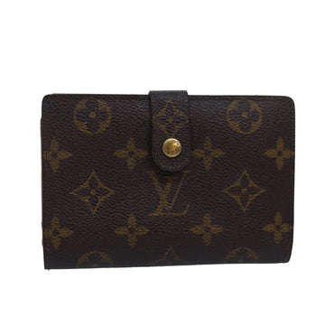 LOUIS VUITTON Monogram Porte Monnaie Billets Viennois Wallet M61663 Auth 81018