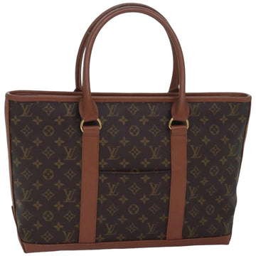 LOUIS VUITTON Monogram Sac Weekend PM Tote Bag M42425 LV Auth 81032