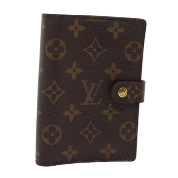 LOUIS VUITTON Monogram Agenda PM Day Planner Cover R20005 LV Auth 81067