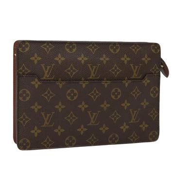 LOUIS VUITTON Monogram Pochette Homme Clutch Bag M51795 LV Auth 81097