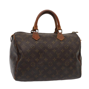 LOUIS VUITTON Monogram Speedy 30 Hand Bag M41526 LV Auth 81117