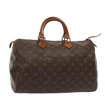 LOUIS VUITTON Monogram Speedy 35 Hand Bag Vintage M41524 LV Auth 81118