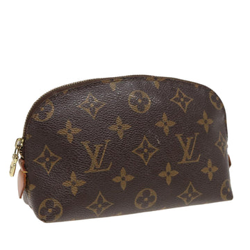 LOUIS VUITTON Monogram Pochette Cosmetic PM Cosmetic Pouch M47515 LV Auth 81127