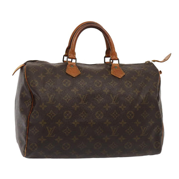 LOUIS VUITTON Monogram Speedy 35 Hand Bag M41524 LV Auth 81128