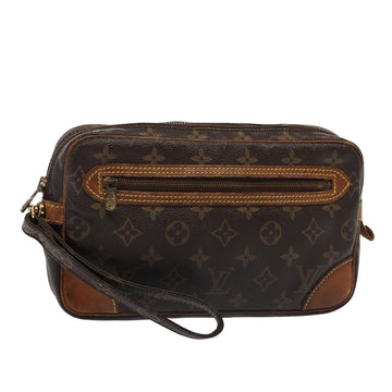 LOUIS VUITTON Monogram Marly Dragonne GM Clutch Bag M51825 LV Auth 81133