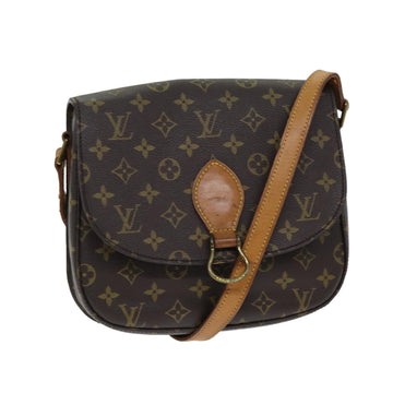 LOUIS VUITTON Monogram Saint Cloud GM Shoulder Bag M51242 LV Auth 81245