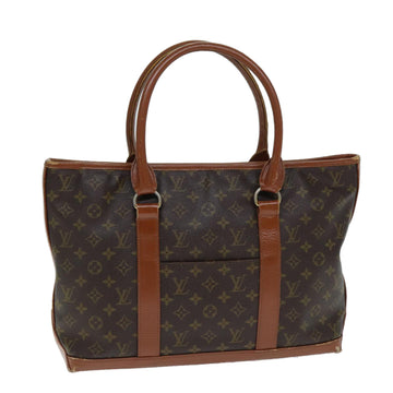 LOUIS VUITTON Monogram Sac Weekend PM Tote Bag M42425 LV Auth 81319