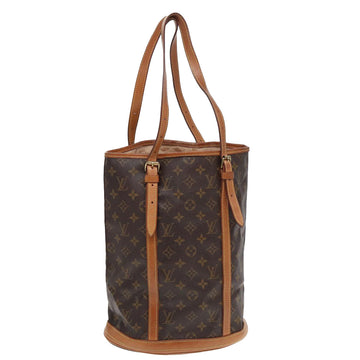 LOUIS VUITTON Monogram Bucket GM Shoulder Bag M42236 LV Auth 81338