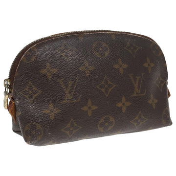 LOUIS VUITTON Monogram Pochette Cosmetic PM Cosmetic Pouch M47515 LV Auth 81340