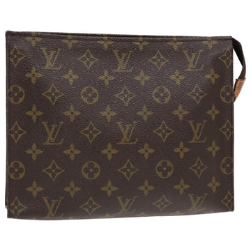 LOUIS VUITTON Monogram Poche Toilette 26 Pouch M47542 LV Auth 81356