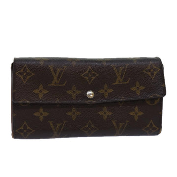 LOUIS VUITTON Monogram Portefeuille Sarah Long Wallet M60531 LV Auth 81362