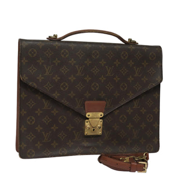 LOUIS VUITTON Monogram Porte Documents Bandouliere Bag M53338 LV Auth 81389