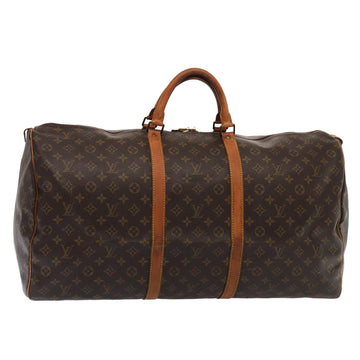 LOUIS VUITTON Monogram Keepall 60 Boston Bag M41422 LV Auth 81424