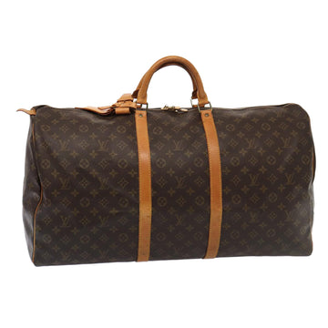 LOUIS VUITTON Monogram Keepall 60 Boston Bag M41422 LV Auth 81425