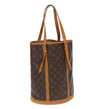 LOUIS VUITTON Monogram Bucket GM Shoulder Bag M42236 LV Auth 81433