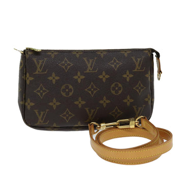 LOUIS VUITTON Monogram Pochette Accessoires Pouch M51980 LV Auth 81475