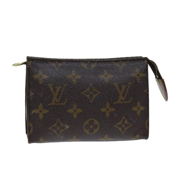 LOUIS VUITTON Monogram Poche Toilette 15 Pouch M47546 LV Auth 81479