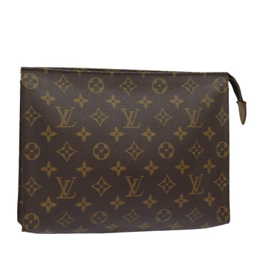 LOUIS VUITTON Monogram Poche Toilette 26 Pouch M47542 LV Auth 81528