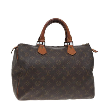 LOUIS VUITTON Monogram Speedy 30 Hand Bag M41526 LV Auth 81549