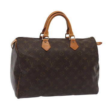 LOUIS VUITTON Monogram Speedy 35 Hand Bag M41524 LV Auth 81553