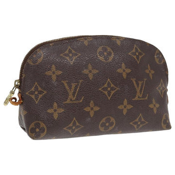 LOUIS VUITTON Monogram Pochette Cosmetic PM Cosmetic Pouch M47515 LV Auth 81600