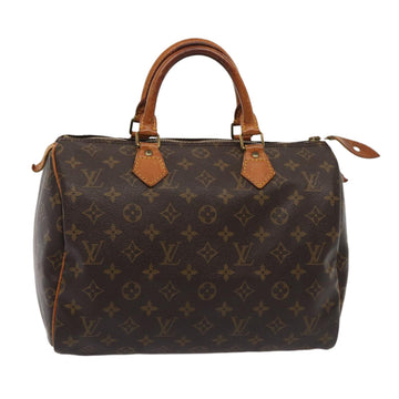 LOUIS VUITTON Monogram Speedy 30 Hand Bag M41526 LV Auth 81896