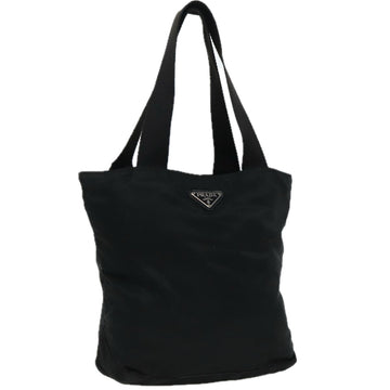 PRADA Tote Bag Nylon Black Auth 81931