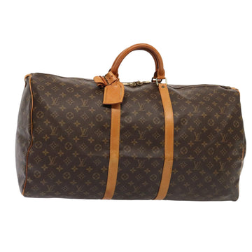 LOUIS VUITTON Monogram Keepall 60 Boston Bag M41422 LV Auth 82036