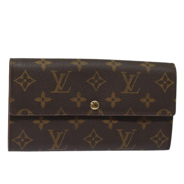 LOUIS VUITTON Monogram Pochette Porte Monnaie Credit Wallet M61725 LV Auth 82040