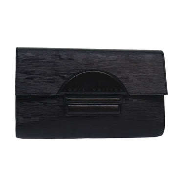 LOUIS VUITTON Epi Chaillot Clutch Bag Black M52542 LV Auth 82070