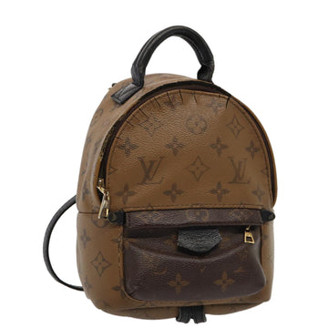 LOUIS VUITTON Monogram Reverse Palm Springs MINI Backpack M44872 LV Auth 82123