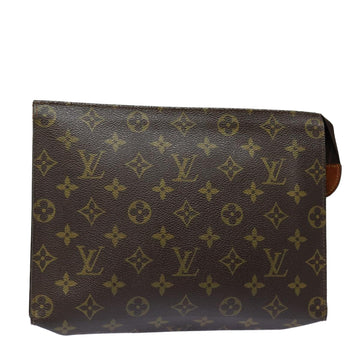 LOUIS VUITTON Monogram Poche Toilette 26 Pouch M47542 LV Auth 82132