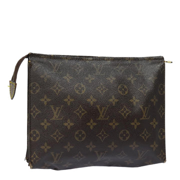 LOUIS VUITTON Monogram Poche Toilette 26 Pouch M47542 LV Auth 82133