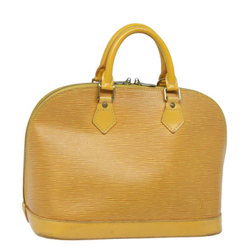 LOUIS VUITTON Epi Alma Hand Bag Yellow M52149 LV Auth 82162