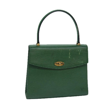 LOUIS VUITTON Epi Malesherbes Hand Bag Green M52374 LV Auth 82304