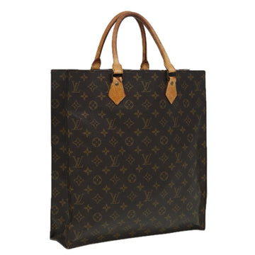 LOUIS VUITTON Monogram Sac Plat Hand Bag M51140 LV Auth 82313