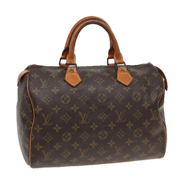 LOUIS VUITTON Monogram Speedy 30 Hand Bag M41526 LV Auth 82322