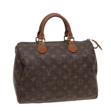 LOUIS VUITTON Monogram Speedy 30 Hand Bag M41526 LV Auth 82325