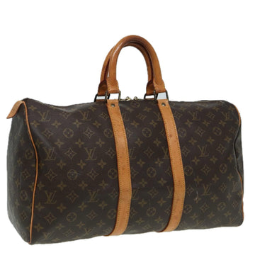 LOUIS VUITTON Monogram Keepall 45 Boston Bag M41428 LV Auth 82327