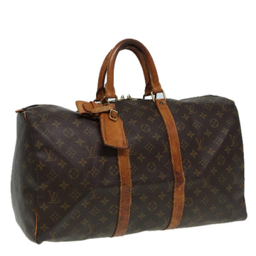 LOUIS VUITTON Monogram Keepall 45 Boston Bag M41428 LV Auth 82328